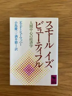 スモールイズビューティフル E.F.シューマッハー 講談社学術文庫