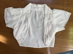 ボレロ 半袖 シフォン 結婚式に*