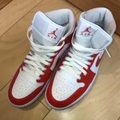 Nike Air Jordan 1 Mid ホワイト/レッド