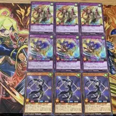 断楽姫チューンオフィクレイモア　揮楽姫ナギナタクト　レア計9枚　ラッシュデュエル
