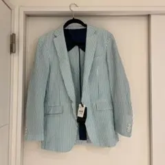 新品タグ付き❤️男性ストライプジャケットMサイズ