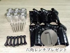 イレクターパイプ　高精度　アタッチメント　ジョイント　アルミ製　6個セット