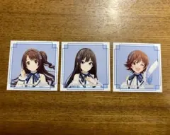 アイドルマスターシリーズ×アトレ秋葉原 特典ステッカー 3枚セット