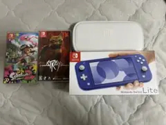 Nintendo Switch Lite 青 + ソフト2本+ケース