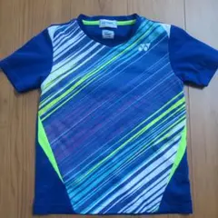 YONEX J120 ストライプシャツ 青
