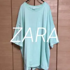 ZARA ライトスウェットオーバーサイズTシャツ　XL