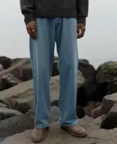 TRIPLE TWIST ICE WASH DENIM