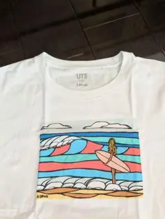 ユニクロ　UT ヘザーブラウン　Tシャツ Мサイズ