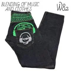 BLENDING OF MUSIC AND CLOTHESペイントデニム　82