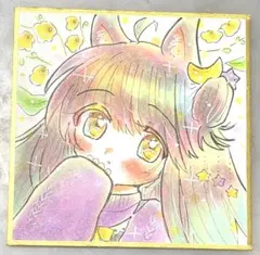 【過去作】オリジナル 手描きイラスト ドワーフちゃん 【豆色紙】