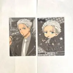 WIND BREAKER ロックレザー ビッグクリアカード 梅宮一 2点