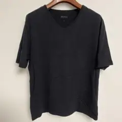 HUGO BOSS ヒューゴボス ブラック Vネック Tシャツ XL（L相当）