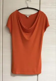 BANANA REPUBLIC ドレープTシャツ オレンジ