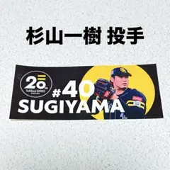 福岡ソフトバンクホークス Sh20th選手ステッカー 杉山一樹 投手 新品未使用