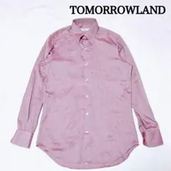 美品 トゥモローランド ピルグリム ドレスシャツ レッド 37 長袖