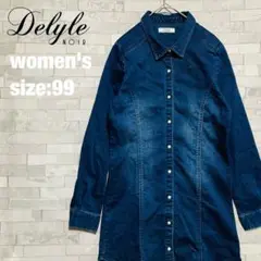 デイライルノアール Delyle Noir ダークデニムシャツ 長袖