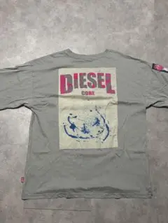 DIESEL グレー Tシャツ