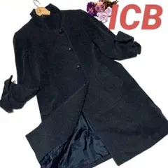 本日特別価格!ICB 大きいサイズ ウール カシミヤ 2way コート