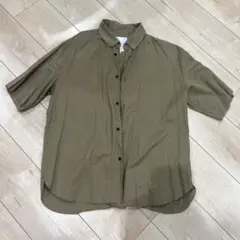 STILL BY HAND 半袖シャツ 46 ブラウン