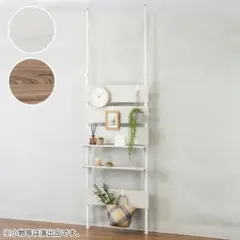 ニトリ 突っ張りラック 80cm幅 カエサル ホワイトウォッシュ ニトリ カエサル 突っ張りラック 80cm ホワイトウォッシュア