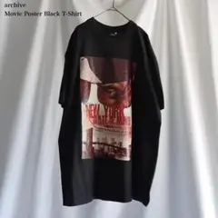 00s archive black Design movie tee
