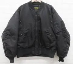 【美品】【希少XLサイズ】【ワイパー】【MA-1】【ブラック】【WAIPER】