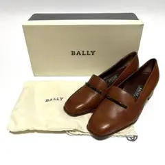 美品 バリー BALLY ローファー ヒール パンプス レディース 22cm