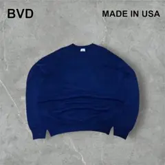 90s当時モノヴィンテージUSA製BVDソリッドスウェット無地
