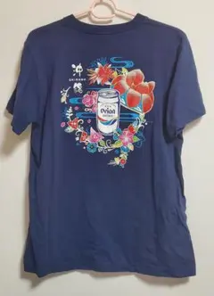 最終値下げ！！沖縄Orionビール Tシャツ ネイビーS。これ以上値下げ×