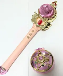 【平成レトロ】セーラームーン　当時物　キューティームーンロッド　クリスタルスター