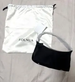 ◆新品未使用◆FOLNUA(フォルニュア) プチバトーバッグ ブラック_ナイロン