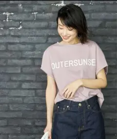 OUTERSUNSET アウターサンセット　PLST限定　プルオーバーTシャツ