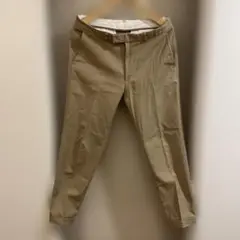 ベージュ アンクル丈 チノパン