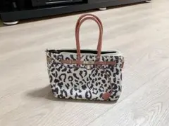 【処分間近】可愛いレオパードのミニトートバッグ
