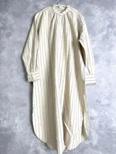 美品！Studio CLIP ストライプ　ワンピースシャツ