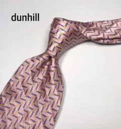 【美品】 dunhill シルク100% シャドーストライプタイ