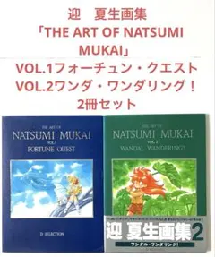 迎夏生 画集 1＆2 フォーチュン・クエスト／ワンダル・ワンダリング 2冊セット