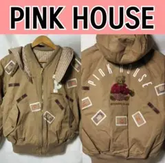 【フォロー割】ピンクハウス ヴィンテージ くまちゃん刺繍入り&ワッペン ブルゾン