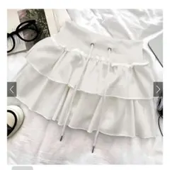 GRL インパン裏地付きティアードスウェットミニスカート [pm596a]