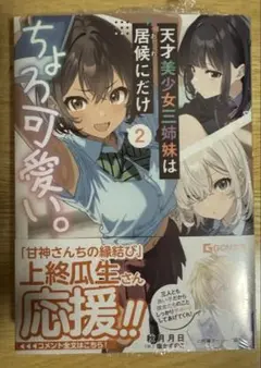 天才美少女三姉妹は居候にだけちょろ可愛い。 2 巻　　ゲーマーズ特典付き