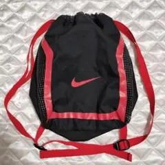 Nike ドローストリングバッグ 黒/赤