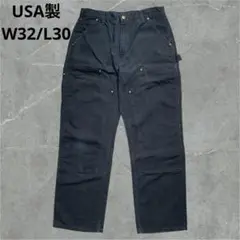 USA製 carhartt カーハート ダブルニー ペインター ブラック　W32