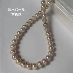 ❣️一点のみ❣️淡水パールネックレス マルチカラー ナチュラルカラー