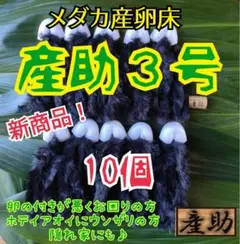 新商品!メダカ産卵床10㎝★産助(さんすけ)3号10★ ※組立不要!金魚にも