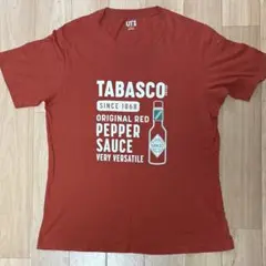UT ユニクロ×タバスコ プリントTシャツ 企業Tシャツ L