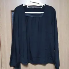 【美品大きいサイズカットソー】トランスワーク　長袖カットソー