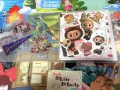 おすそ分けファイル★サンリオ多め★ラブブ★おまけのシールいれて100枚以上