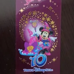 【レア物】ディズニー ディズニーシー 10周年 しおり ミニー ミニーマウス