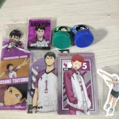 ハイキュー!! 牛島若利　天童覚　五色青根トレーディングカード グッズセット