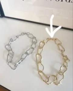 新品未使用　decollte accessory チェーンネックレス　ゴールド